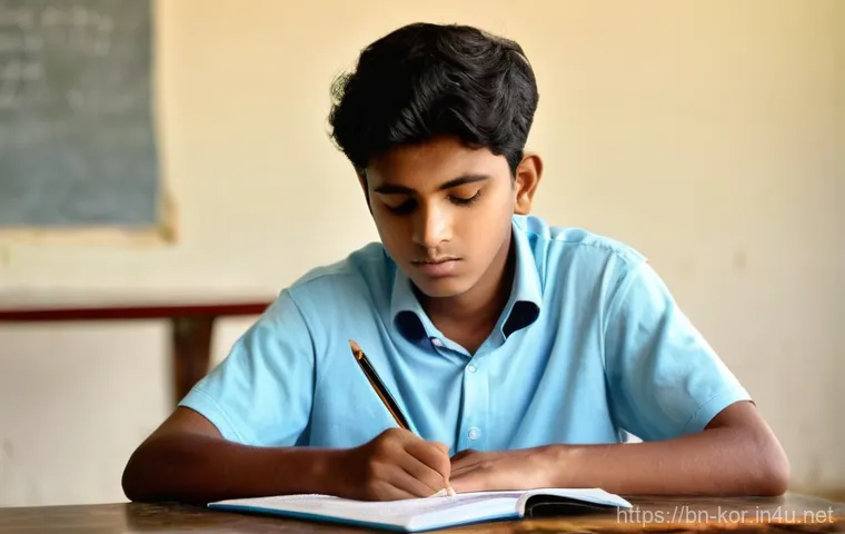 국어 시험 대비 요약본 - **Prompt for individual study and balance:**
    "A bright, serene indoor study scene featuring a fo...