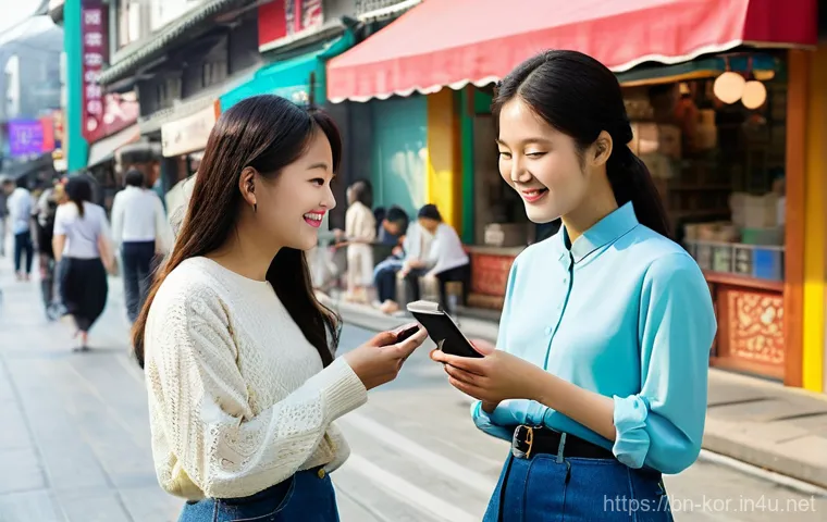 국어와 국외 한국어 교육 비교 - **Prompt:** A diverse group of young adult students, aged 18-25, attentively learning Korean in a br...