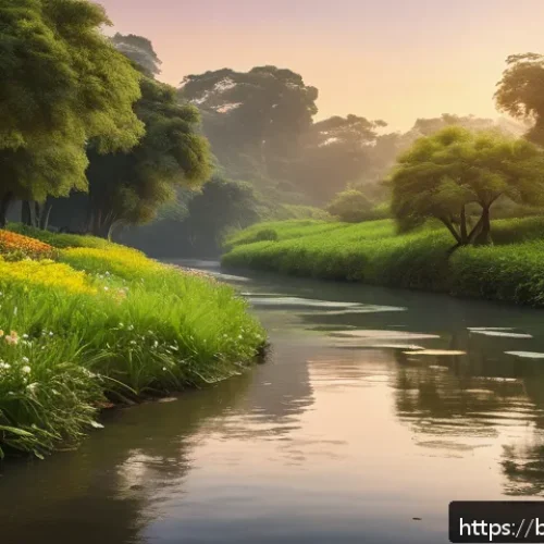 국어 작문에서의 상징과 은유 분석 - A serene twilight scene depicting the symbolic "dusk light" representing change and the passage of l...
